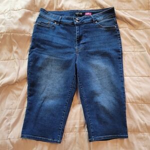 Faith Jeans Denim Capris 18W